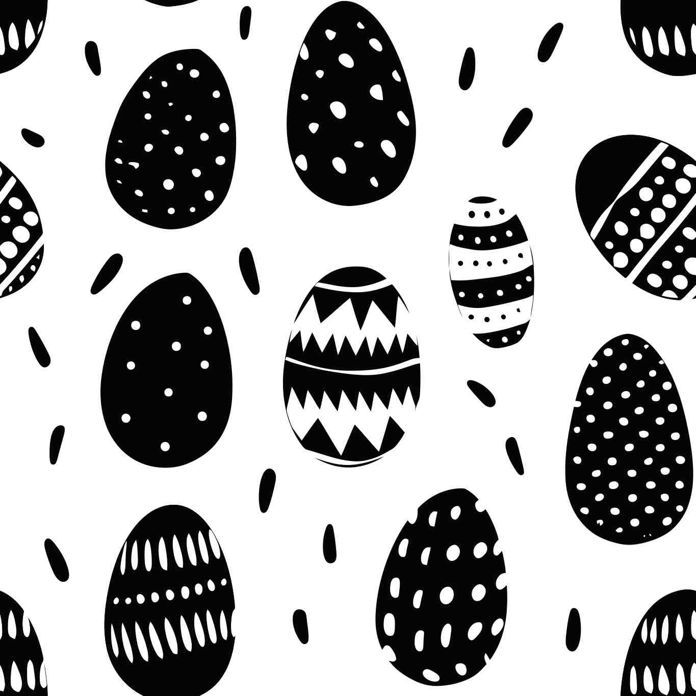 Whimsical Easter Egg Pattern