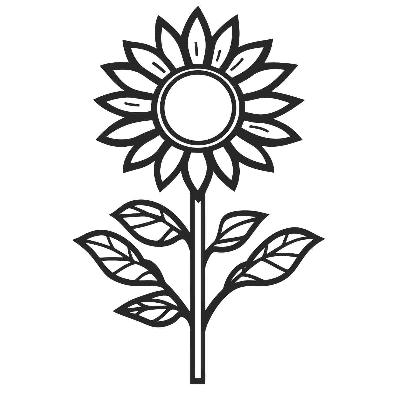 Bold Sunflower Design