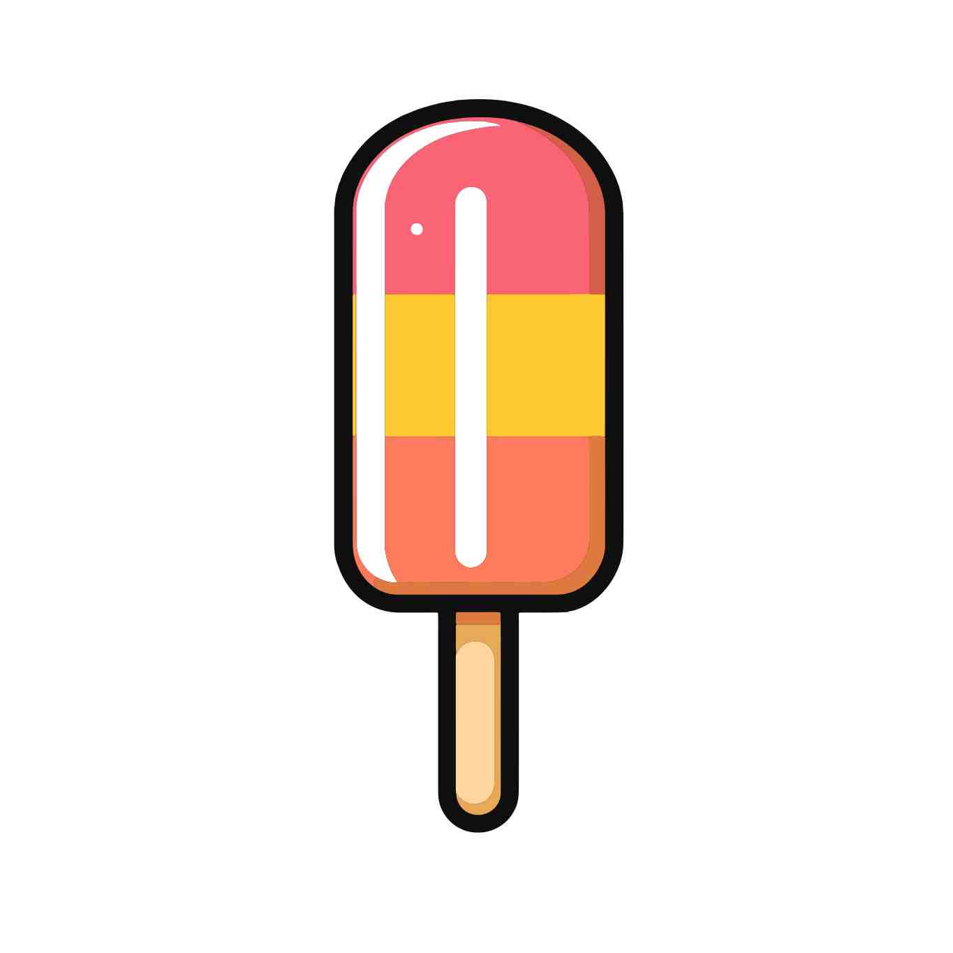 Vibrant Ice Lolly Delight