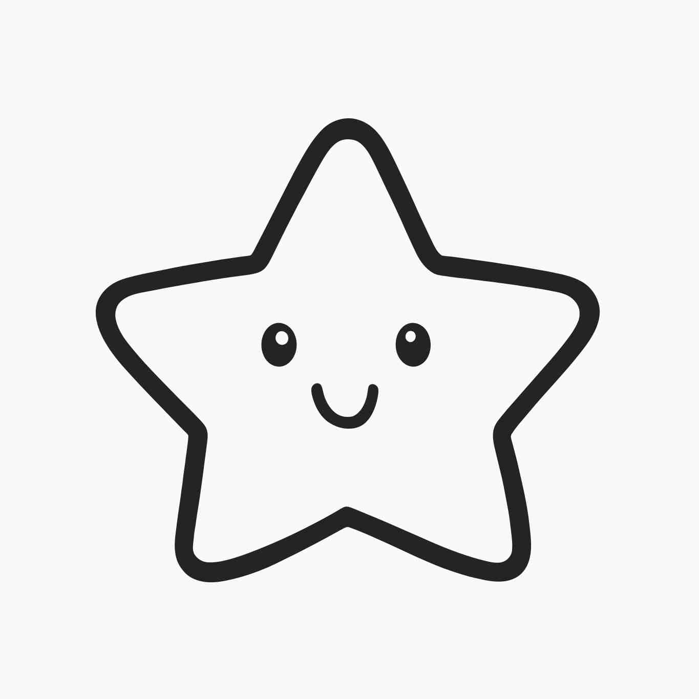 Whimsical Star Character Illustration